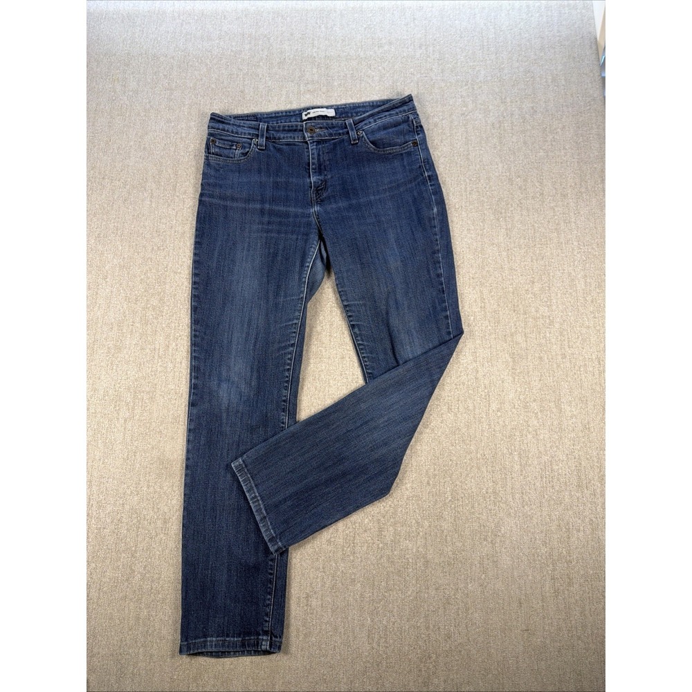 Levi's‎ Mid Rise Skinny Jeans Women 12M Blue Stretch Medium Wash Denim